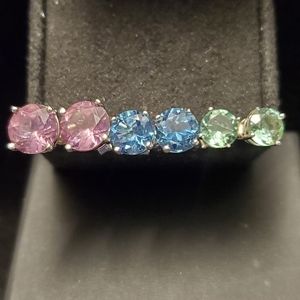 Bella Luce Purple, Blue,  & Green Zandrite